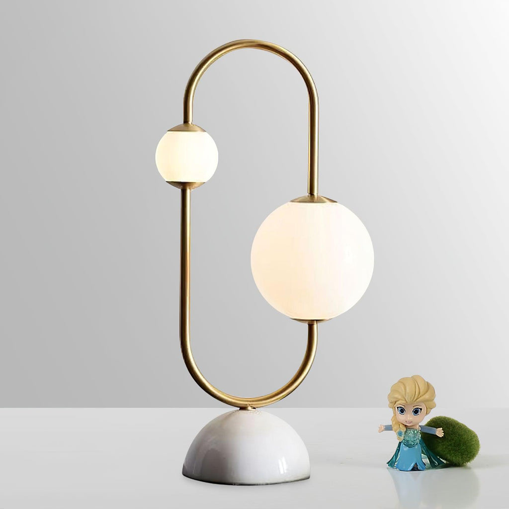 Martha Table Lamp by Tavilume - marble medium table lamp, view 2
