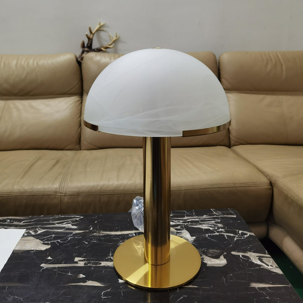 Elegance Alabaster Table Lamp by Tavilume - alabaster medium table lamp, view 29