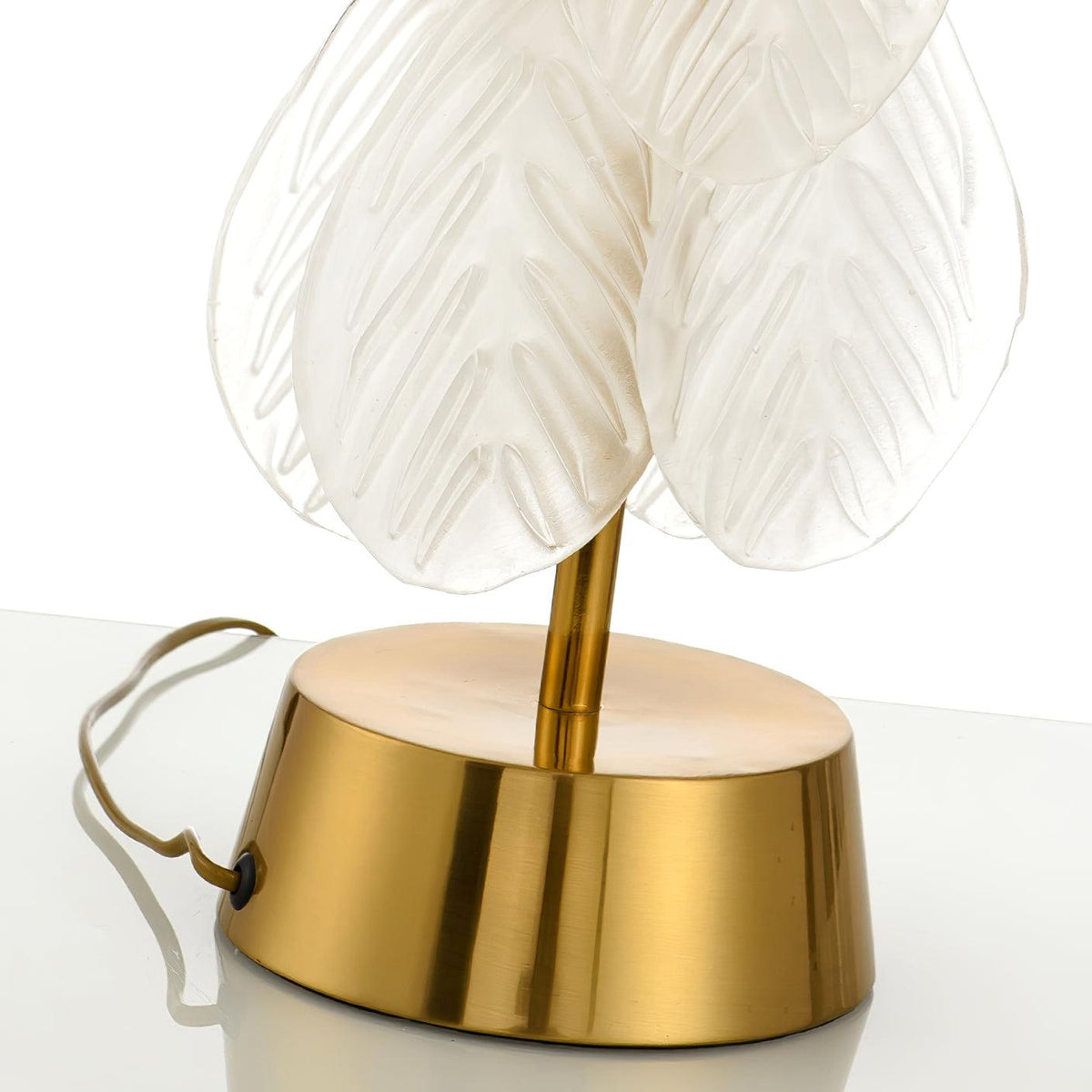 Melania Table Lamp by Tavilume - glass large table lamp, view 3