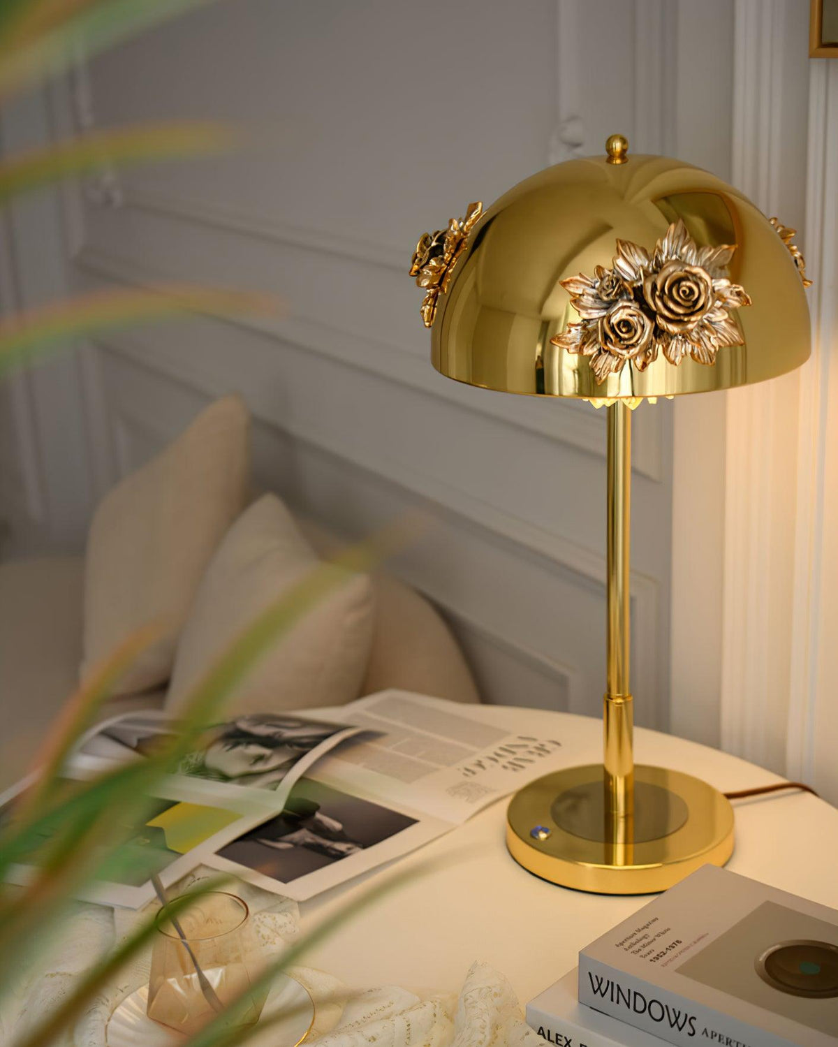 Meni USB-Powered Table Lamp by Tavilume - crystal medium table lamp, view 10