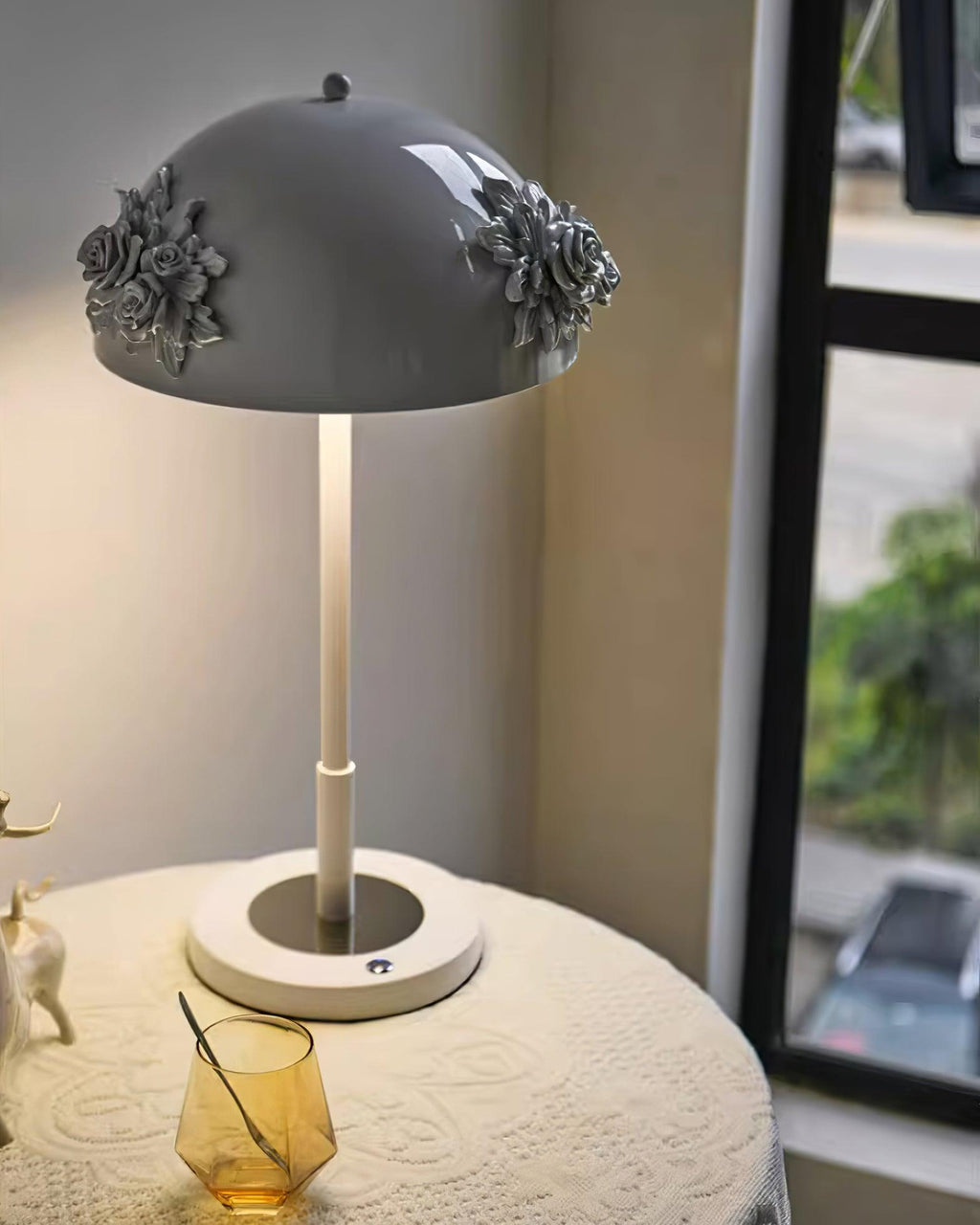 Meni USB-Powered Table Lamp by Tavilume - crystal medium table lamp, view 17