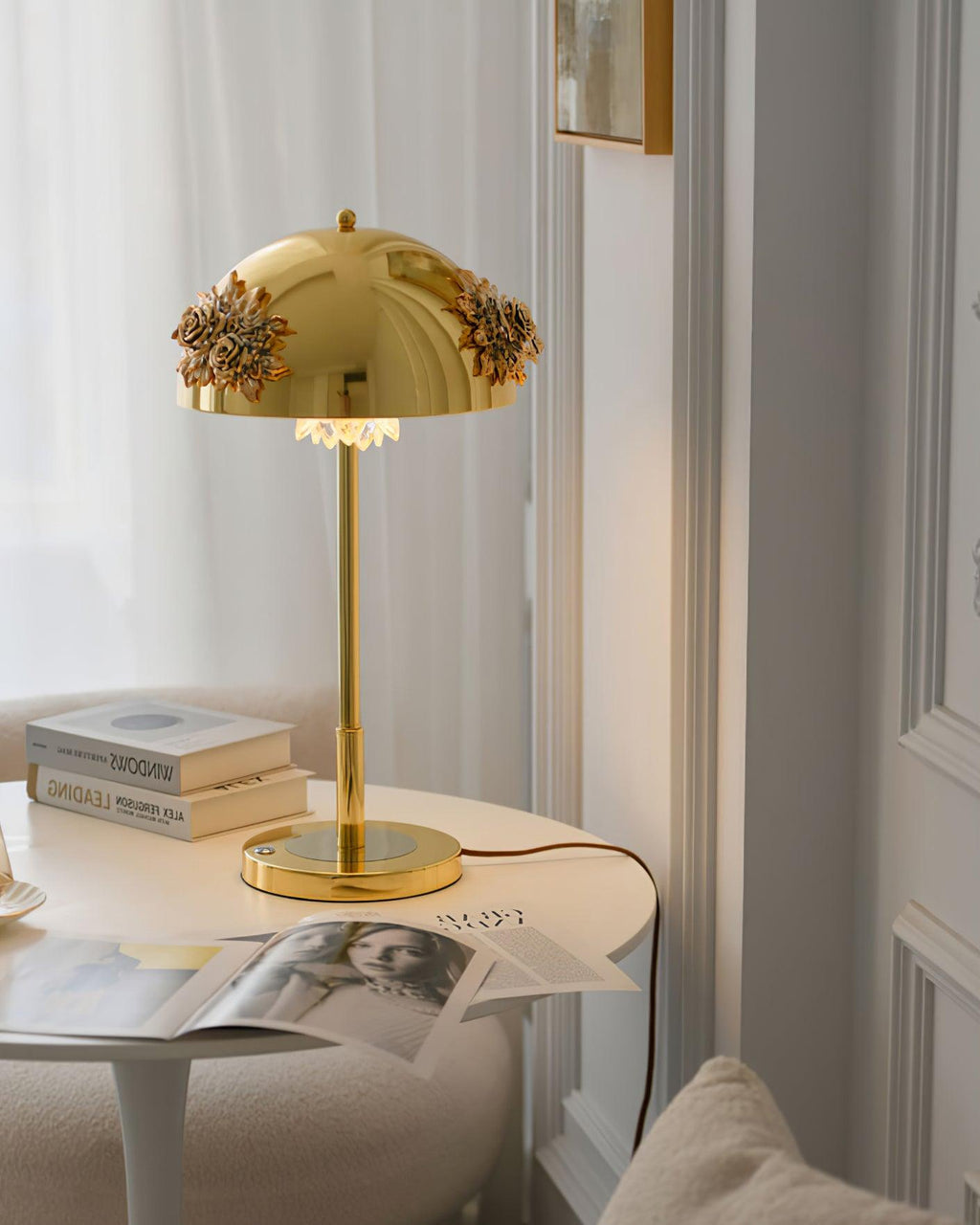 Meni USB-Powered Table Lamp by Tavilume - crystal medium table lamp, view 3