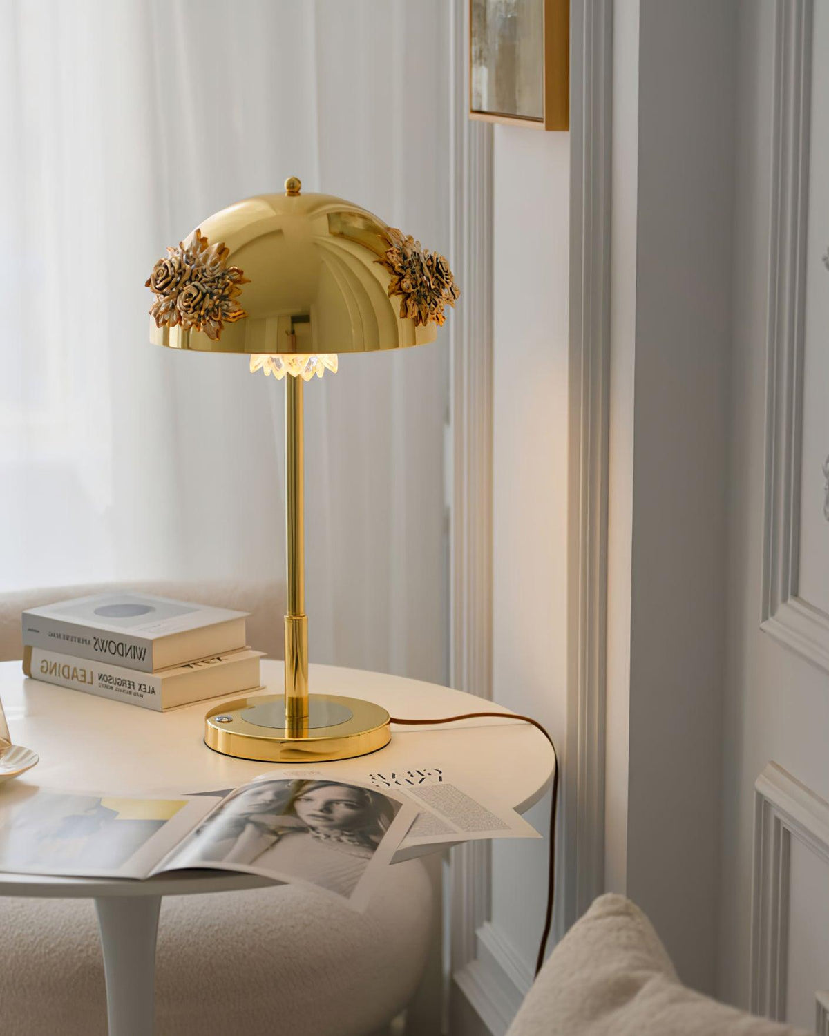 Meni USB-Powered Table Lamp by Tavilume - crystal medium table lamp, view 3