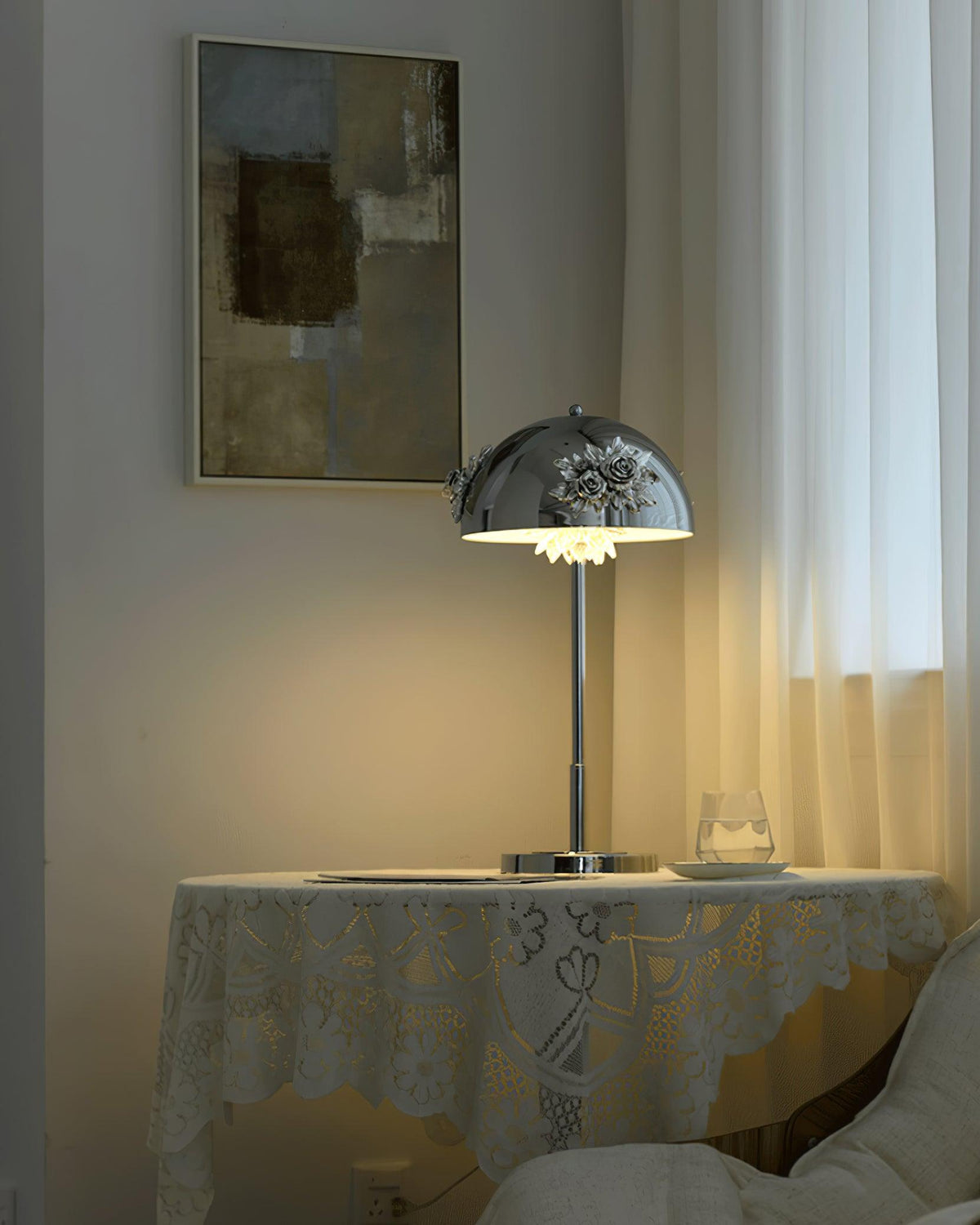 Meni USB-Powered Table Lamp by Tavilume - crystal medium table lamp, view 21