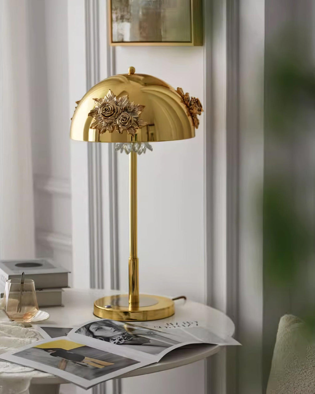 Meni USB-Powered Table Lamp by Tavilume - crystal medium table lamp, view 24