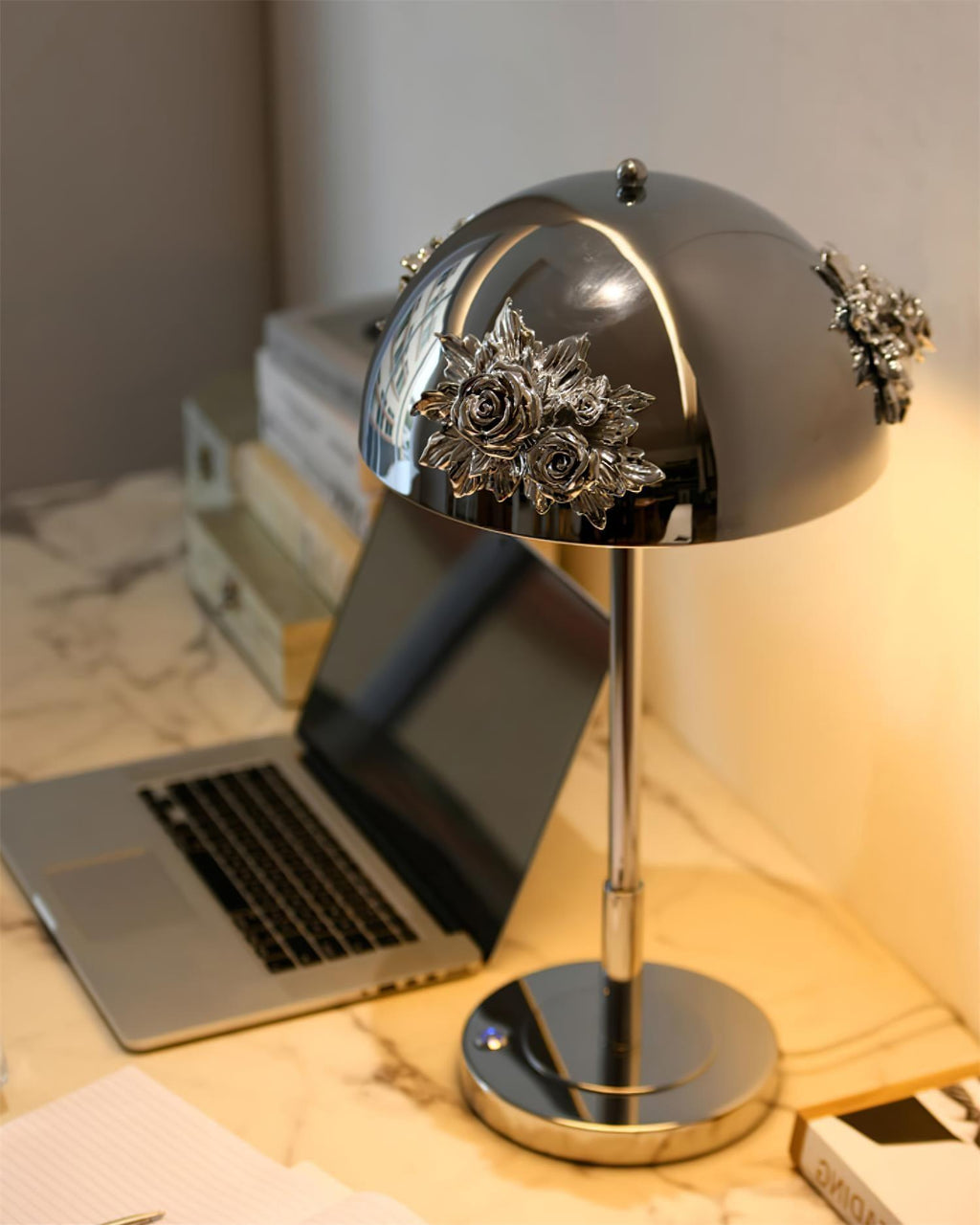 Meni USB-Powered Table Lamp by Tavilume - crystal medium table lamp, view 4