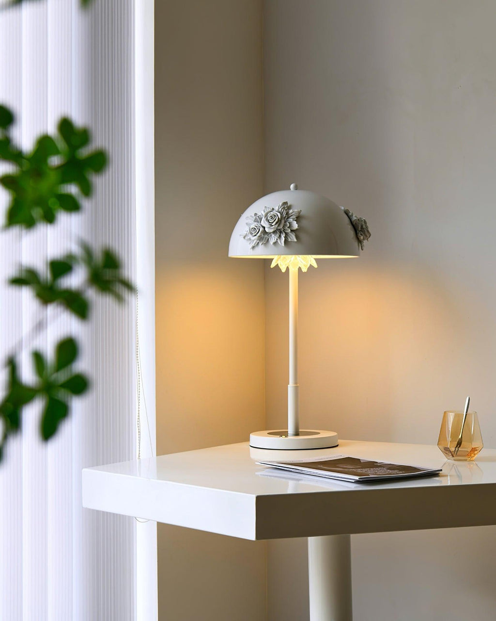 Meni USB-Powered Table Lamp by Tavilume - crystal medium table lamp, view 7