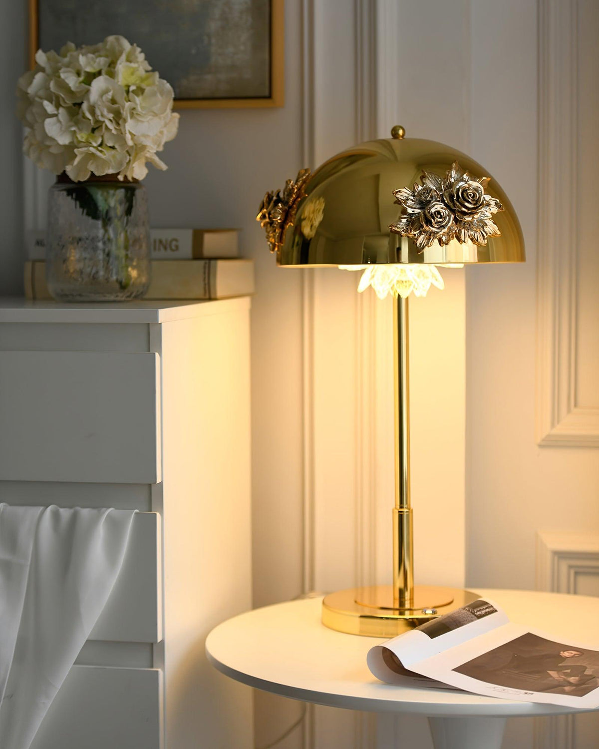 Meni USB-Powered Table Lamp by Tavilume - crystal medium table lamp, view 9