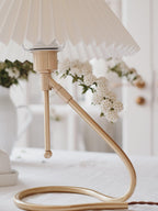Levitate Pleated Table Lamp by Tavilume - fabric medium table lamp, view 17