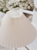 Levitate Pleated Table Lamp by Tavilume - fabric medium table lamp, view 18