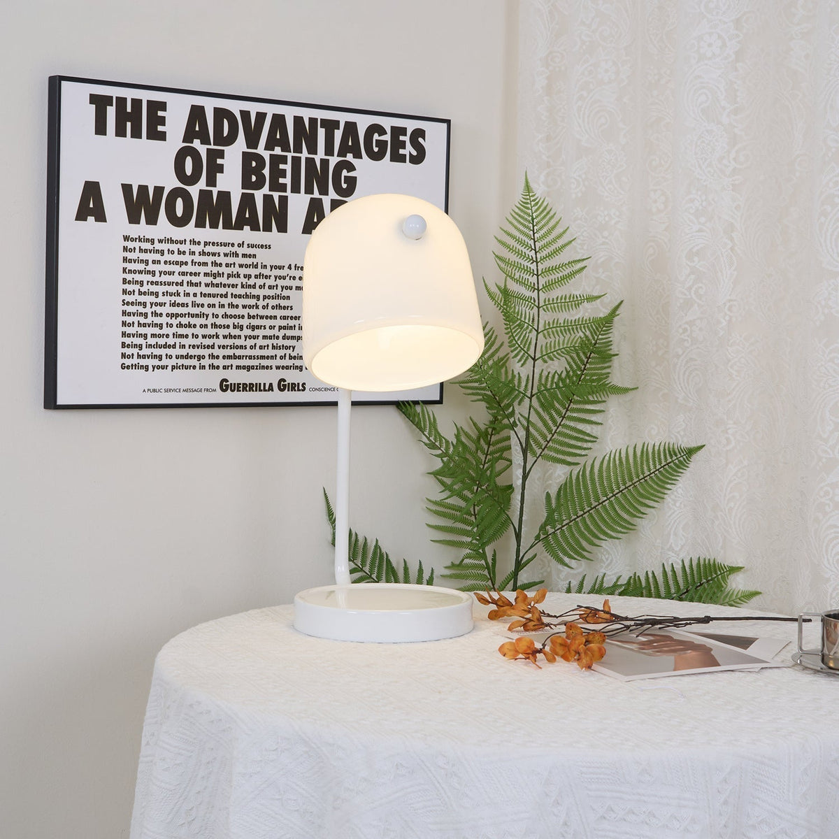 Penumbra Table Lamp by Tavilume - glass medium table lamp, view 2