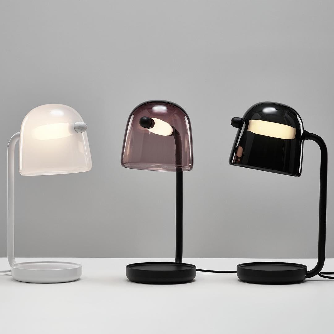 Penumbra Table Lamp by Tavilume - glass medium table lamp, view 11