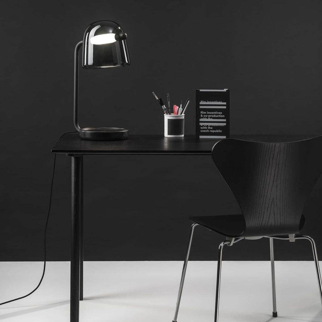Penumbra Table Lamp by Tavilume - glass medium table lamp, view 5