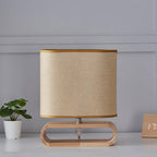 Moti Wood Table Lamp by Tavilume - wood small table lamp, view 2