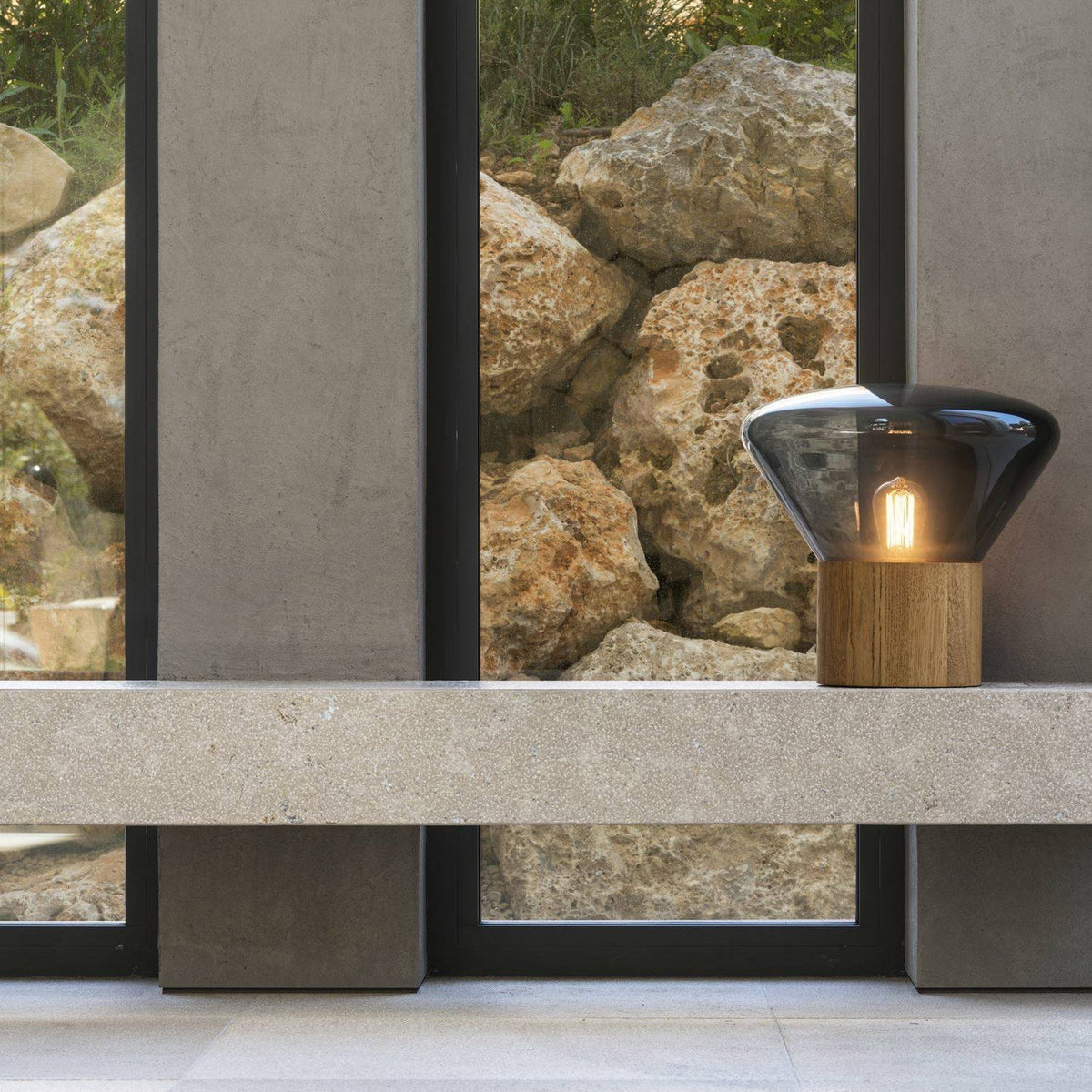 Bois Table Lamp by Tavilume - glass medium table lamp, view 46