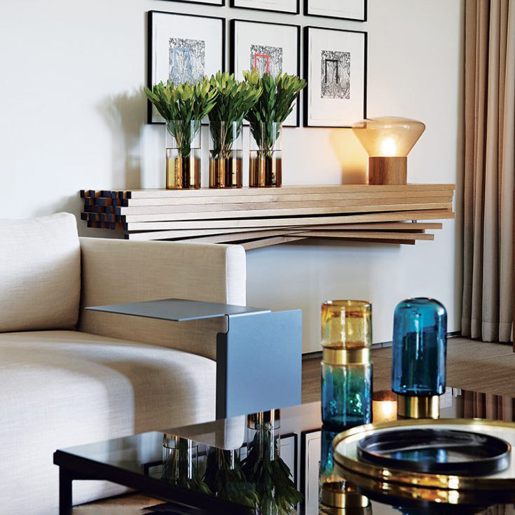 Bois Table Lamp by Tavilume - glass medium table lamp, view 42