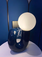 Playful N Shape Table Lamp by Tavilume - glass medium table lamp, view 31