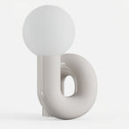 Playful N Shape Table Lamp by Tavilume - glass medium table lamp, view 32