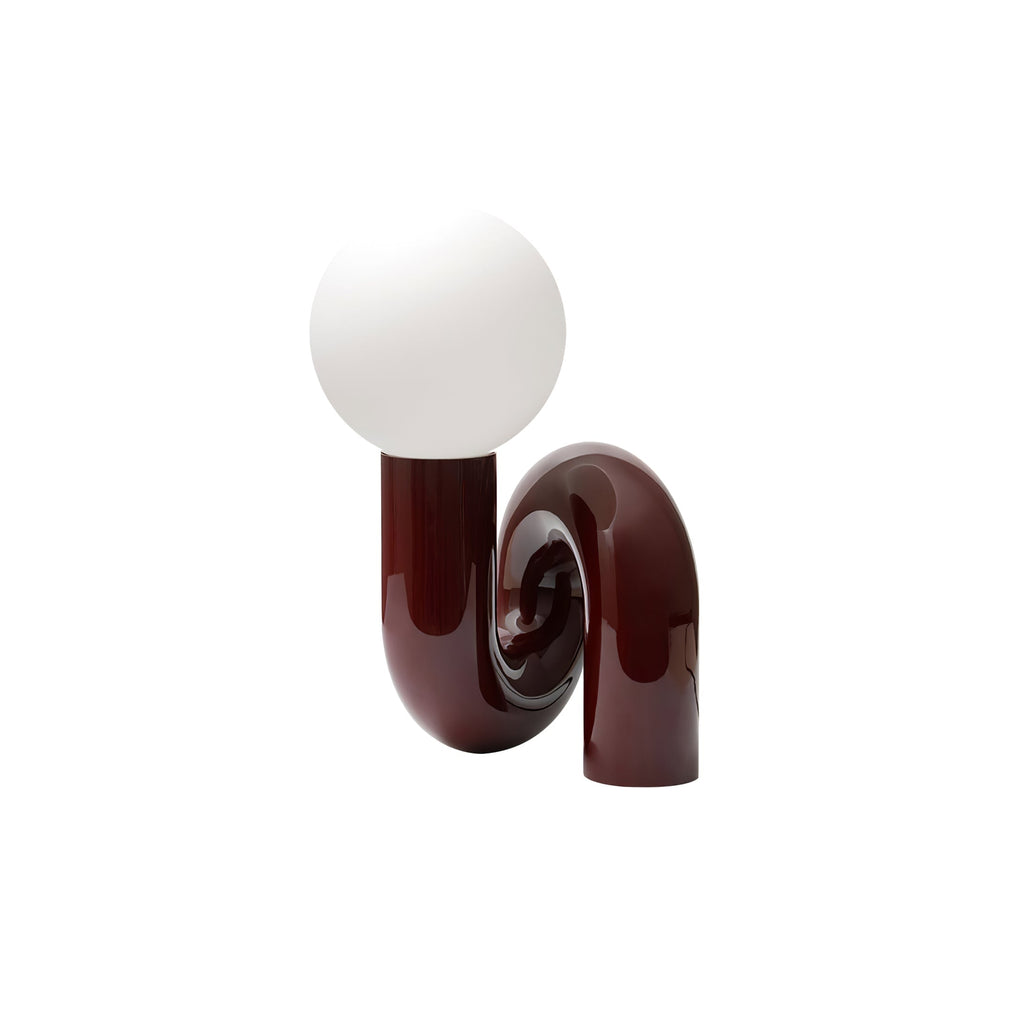 Playful N Shape Table Lamp by Tavilume - glass medium table lamp, view 33