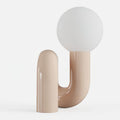 Playful N Shape Table Lamp by Tavilume - glass medium table lamp, view 34