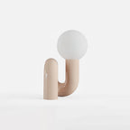 Playful N Shape Table Lamp by Tavilume - glass medium table lamp, view 9