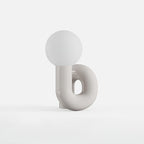 Playful N Shape Table Lamp by Tavilume - glass medium table lamp, view 10
