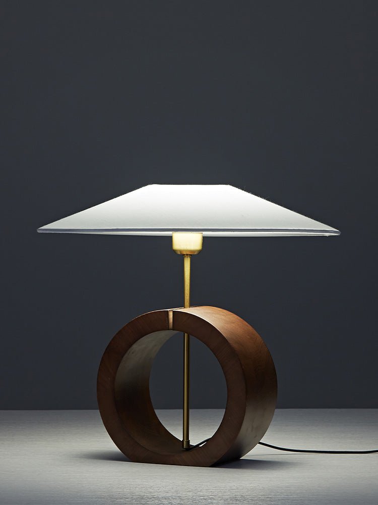 Neris Table Lamp by Tavilume - wood medium table lamp, view 11