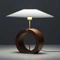 Neris Table Lamp by Tavilume - wood medium table lamp, view 12