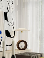 Neris Table Lamp by Tavilume - wood medium table lamp, view 2