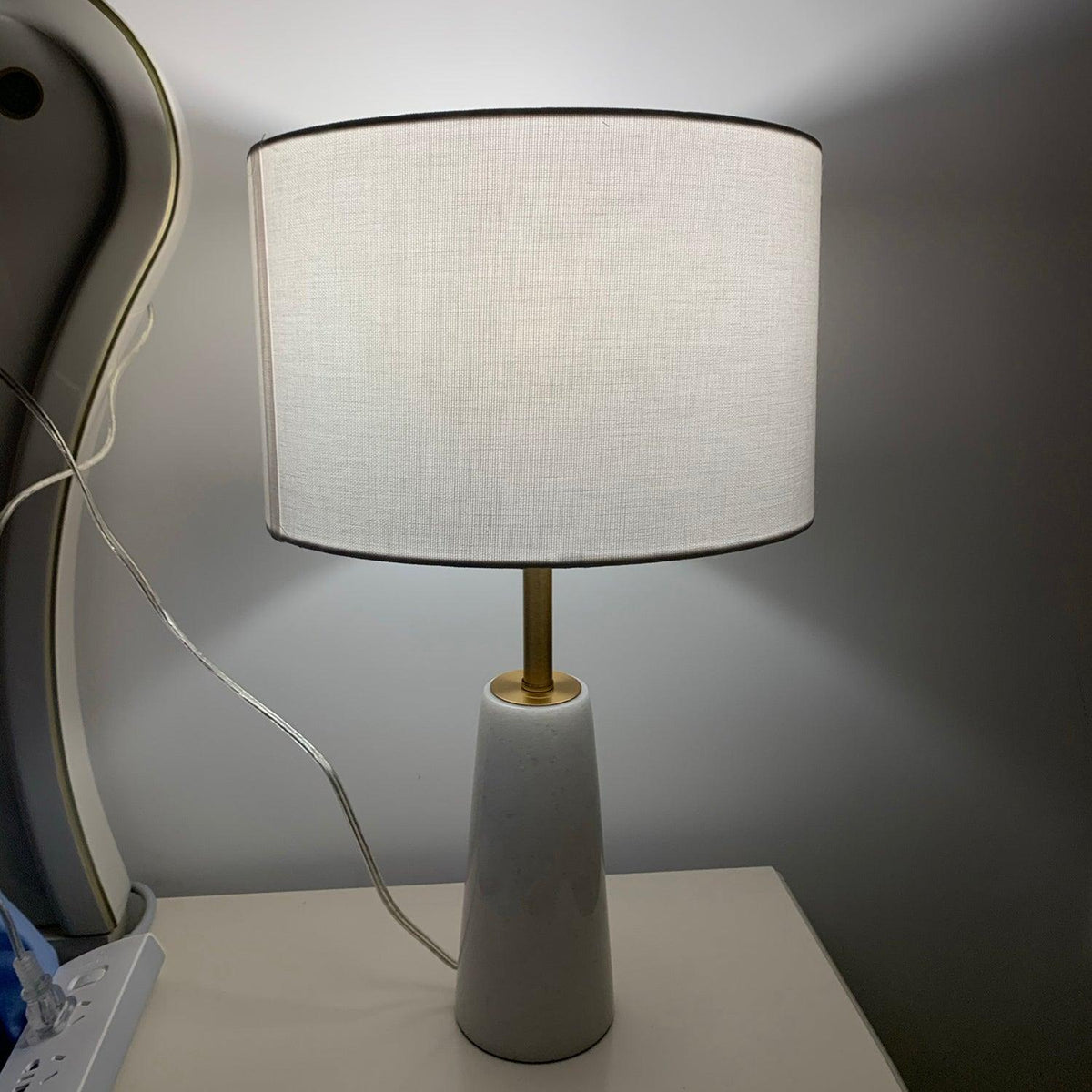 Norrington Table Lamp by Tavilume - marble medium table lamp, view 2
