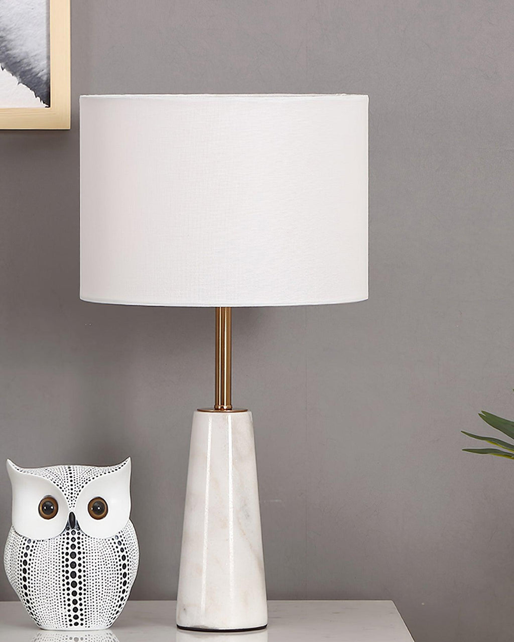 Norrington Table Lamp by Tavilume - marble medium table lamp, view 3