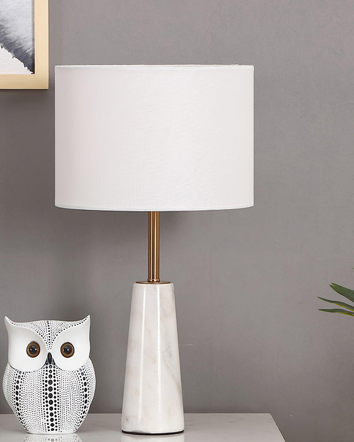 Norrington Table Lamp by Tavilume - marble medium table lamp, view 3