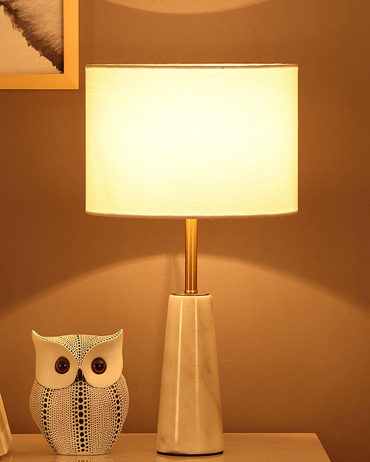 Norrington Table Lamp by Tavilume - marble medium table lamp, view 4