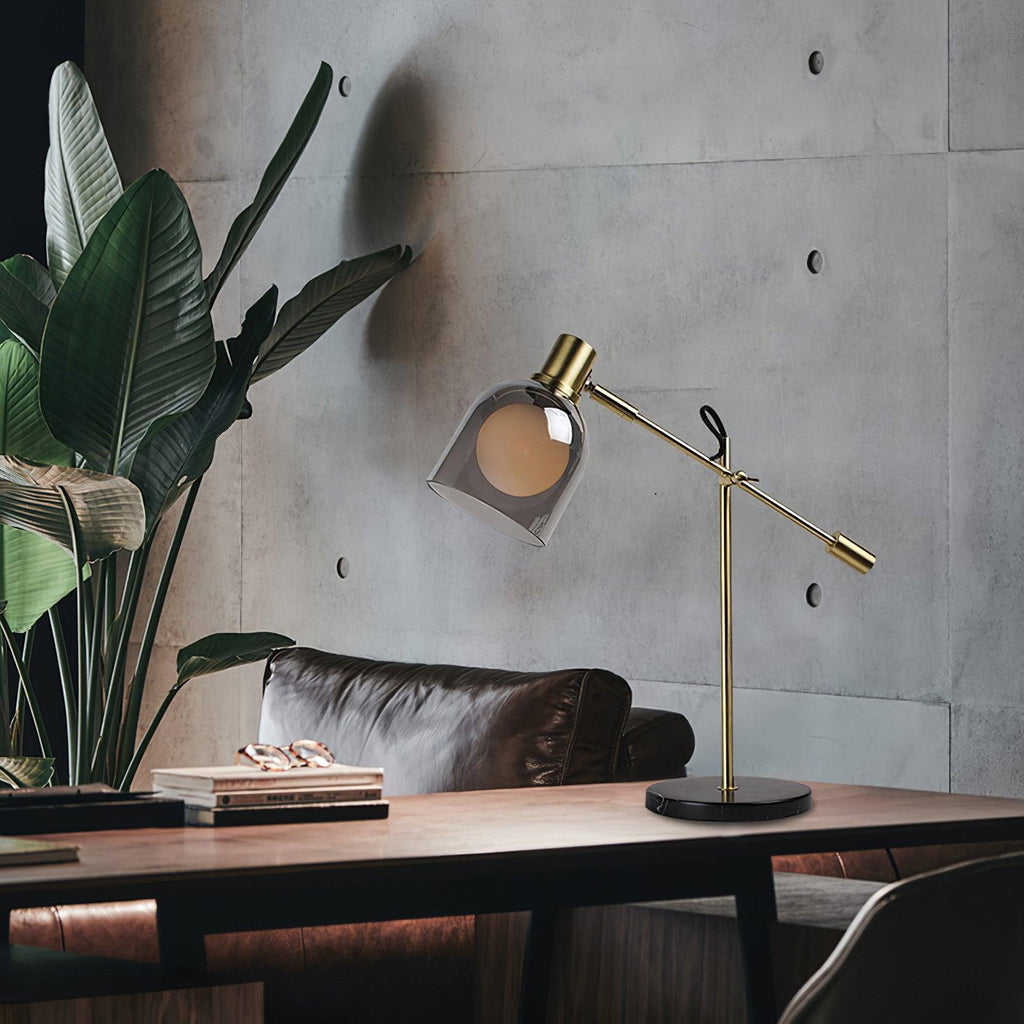 Nyos Table Lamp by Tavilume - marble large table lamp, view 13