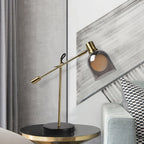 Nyos Table Lamp by Tavilume - marble large table lamp, view 14