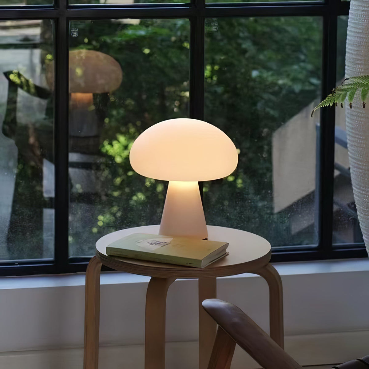 Obello Portable USB-Powered Table Lamp by Tavilume - glass small table lamp, view 3