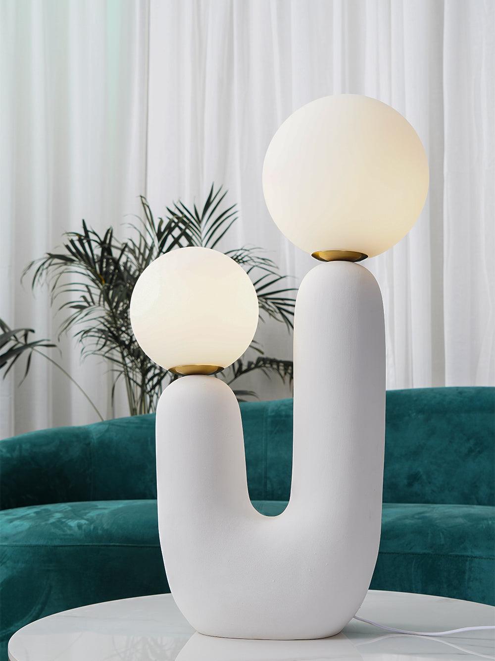 Oo Ceramics Table Lamp by Tavilume - glass large table lamp, view 23