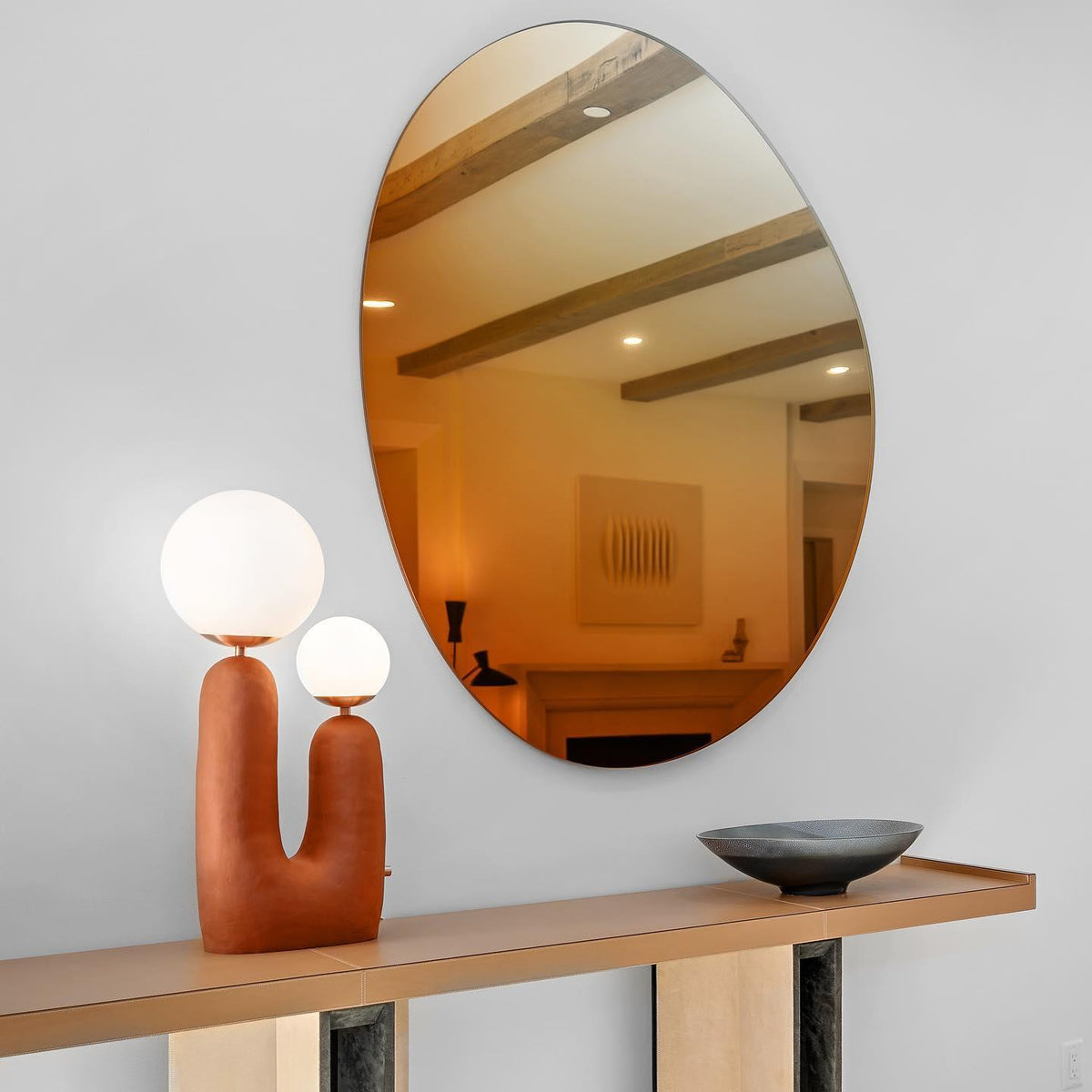 Oo Ceramics Table Lamp by Tavilume - glass large table lamp, view 5