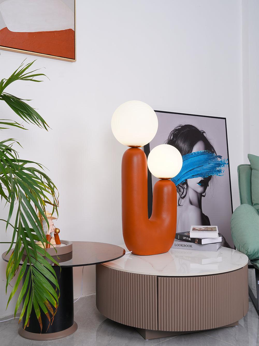 Oo Ceramics Table Lamp by Tavilume - glass large table lamp, view 3