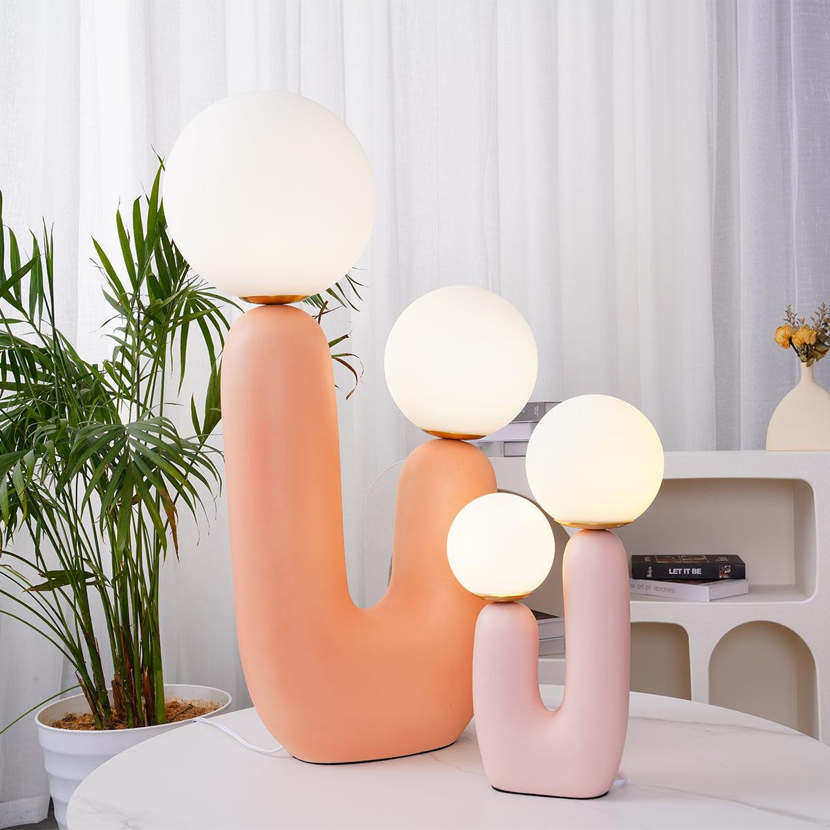 Oo Ceramics Table Lamp by Tavilume - glass large table lamp, view 2