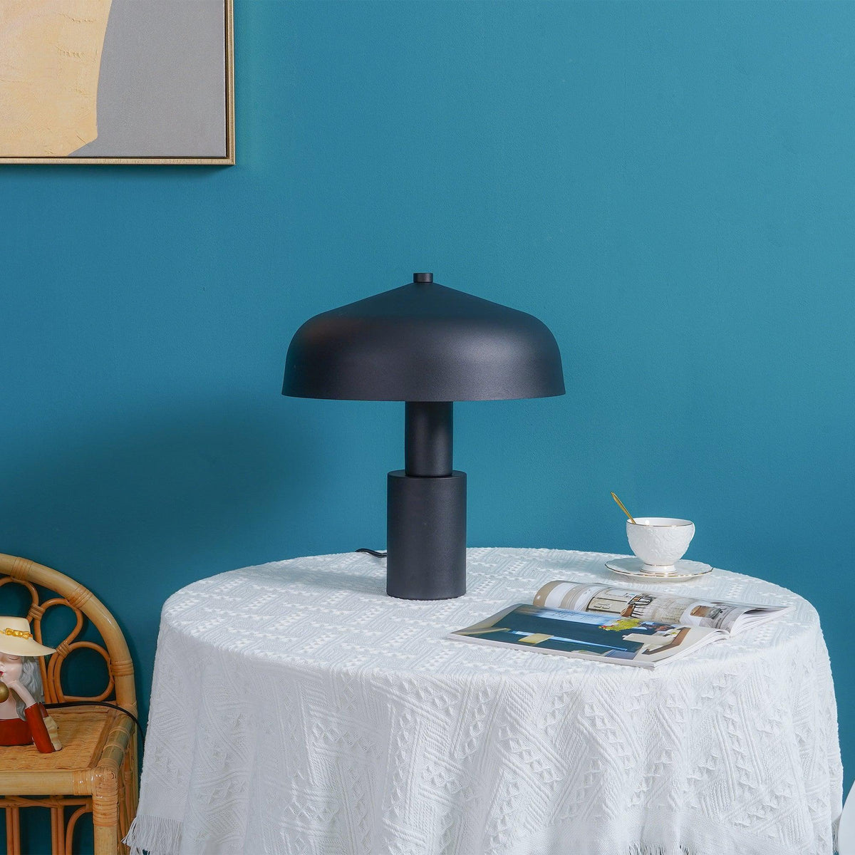 Ora Side Table Lamp Desk Light by Tavilume - iron medium table lamp, view 4