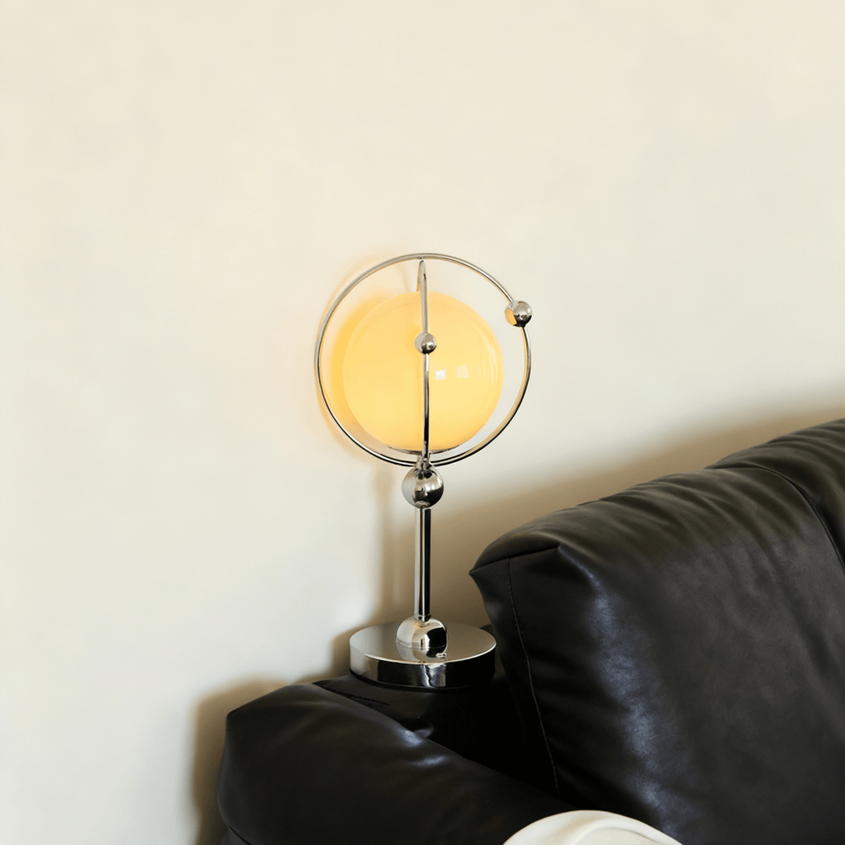 Orb Cage Table Lamp by Tavilume - glass medium table lamp, view 2