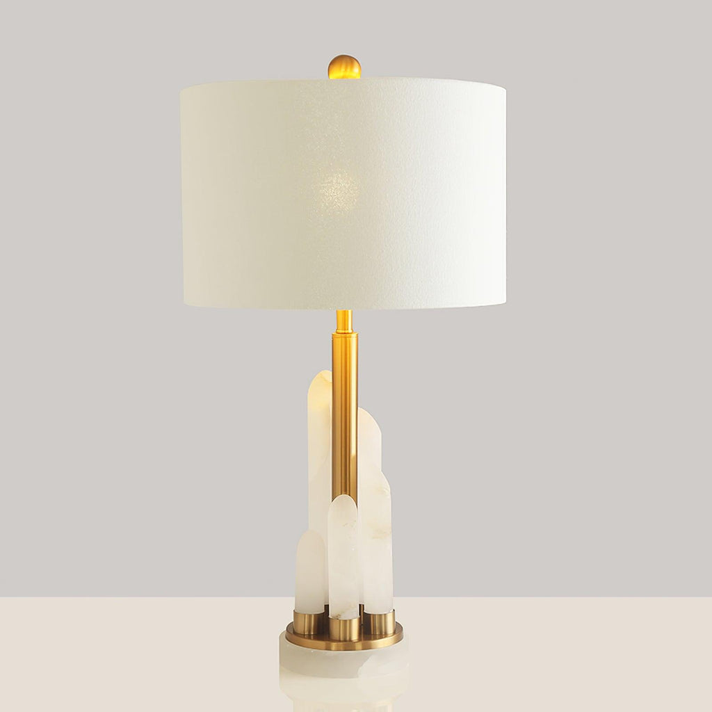 Orbit Metal Table Lamp by Tavilume - alabaster large table lamp, view 2