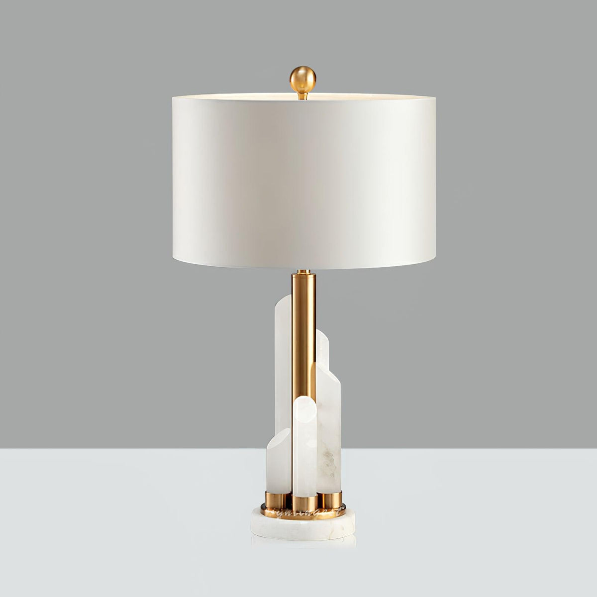 Orbit Metal Table Lamp by Tavilume - alabaster large table lamp, view 1