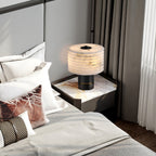 Outela Table Lamp by Tavilume - alabaster small table lamp, view 20
