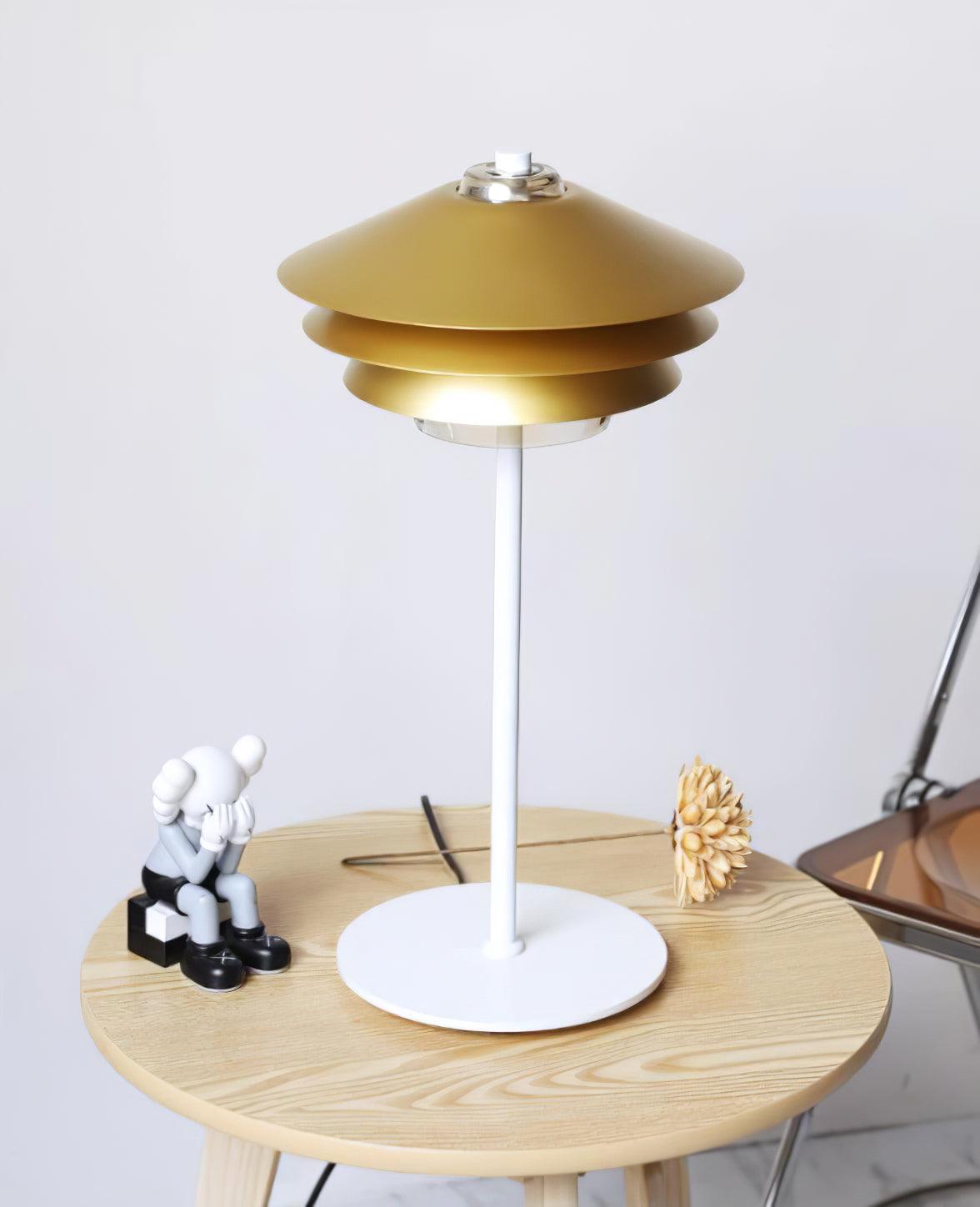Overlay Table Lamp by Tavilume - glass medium table lamp, view 3
