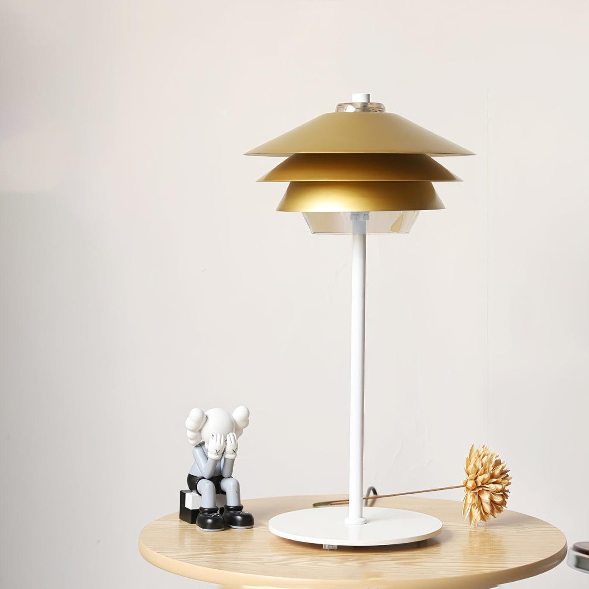 Overlay Table Lamp by Tavilume - glass medium table lamp, view 6