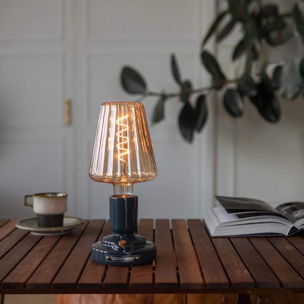 Pastry USB-Powered Table Lamp by Tavilume - glass small table lamp, view 2