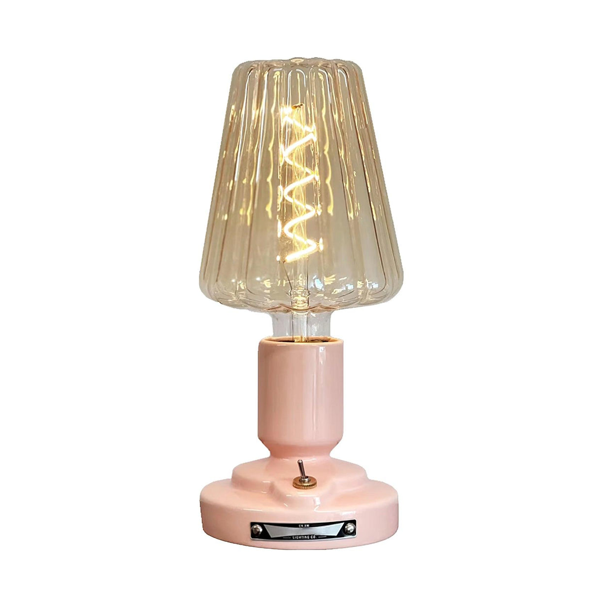 Pastry USB-Powered Table Lamp by Tavilume - glass small table lamp, view 6