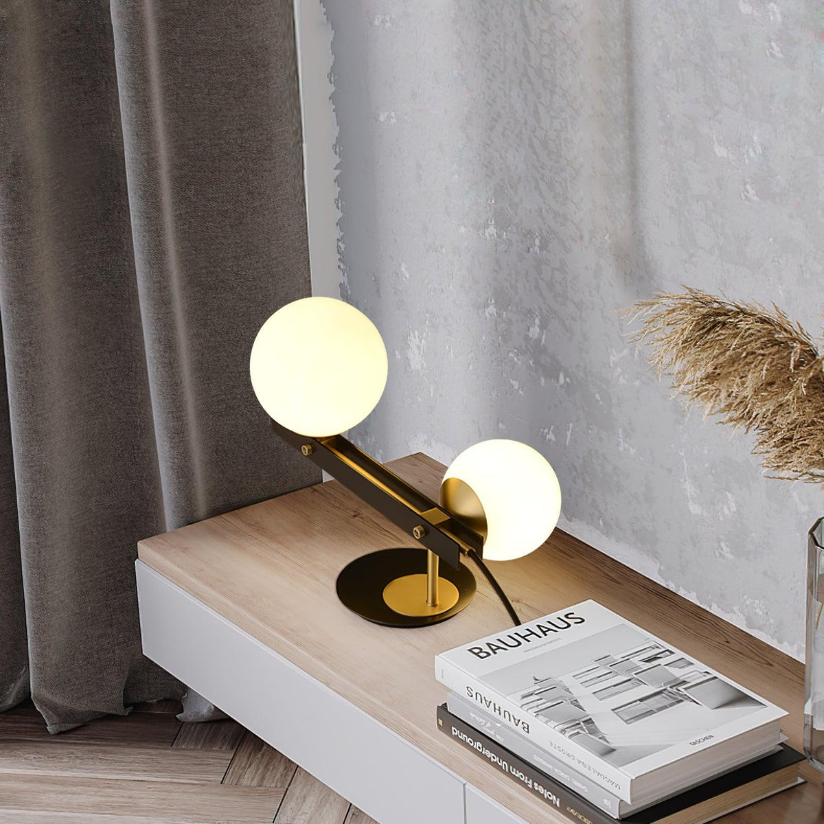 Planeta Table Lamp by Tavilume - glass small table lamp, view 2